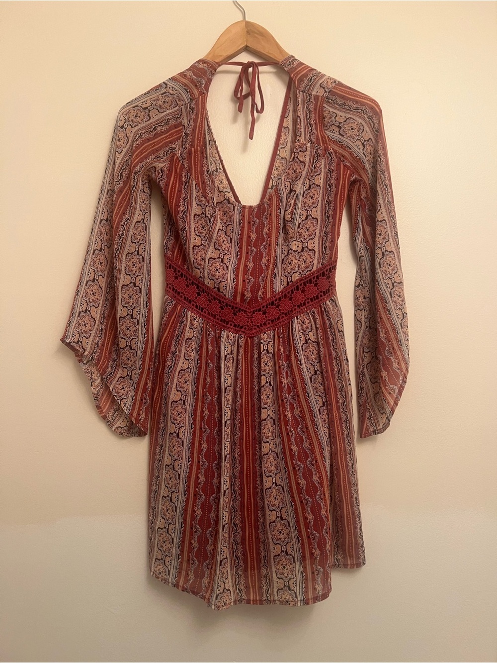 Hollister Boho Mini Dress Size S